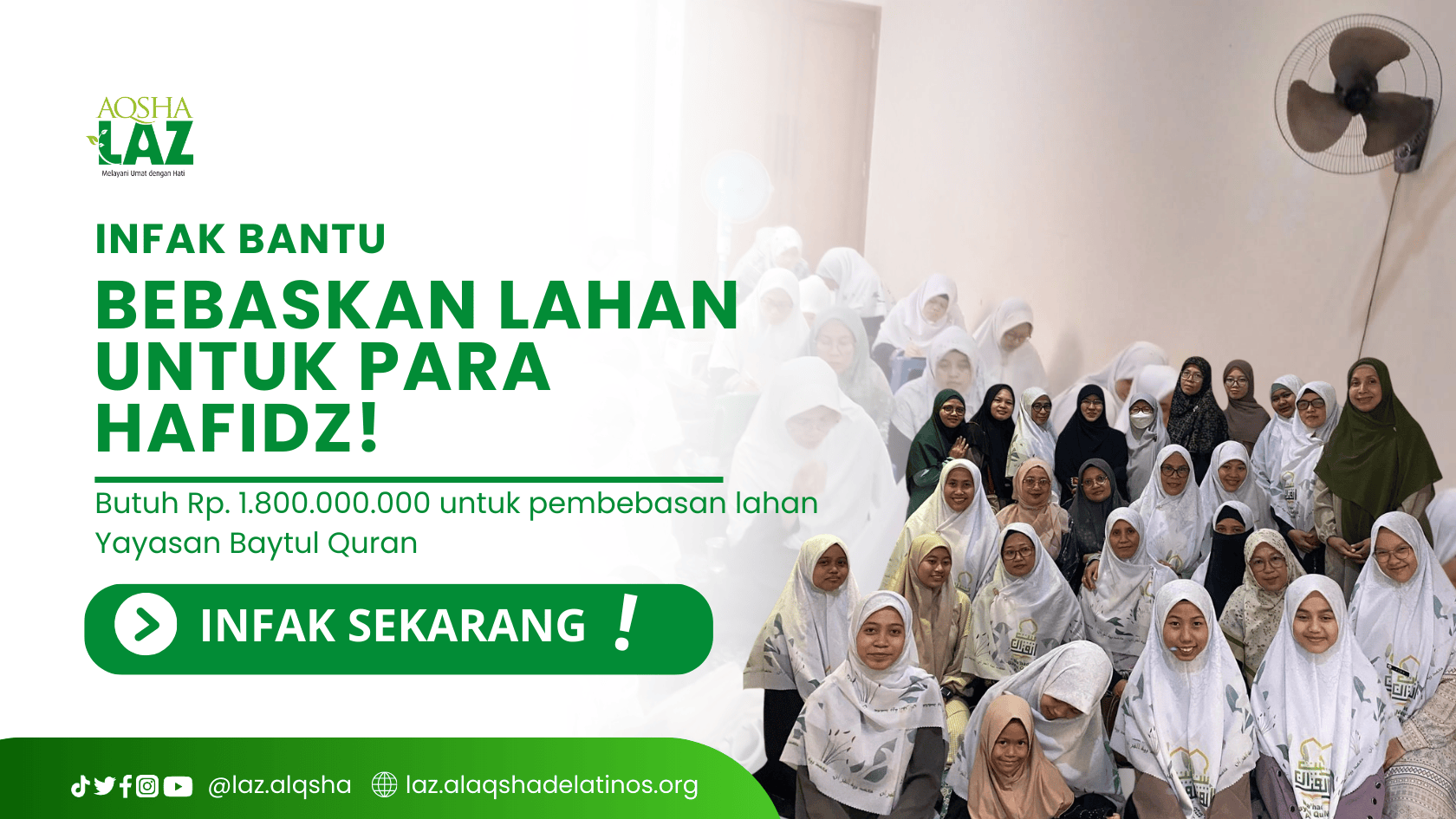 Bebaskan Rumah Quran Ma'had Baytul Quran